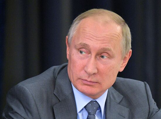 President Putin meets with German business leaders
