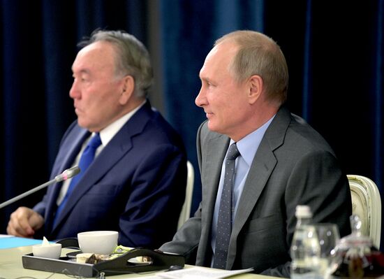 President Putin meets with German business leaders
