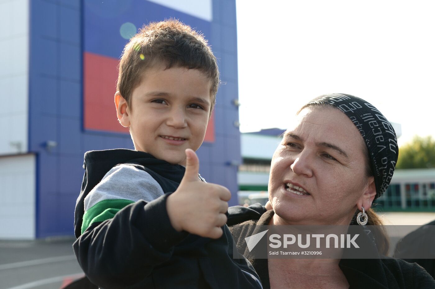 Children rescued in Iraq are welcomed in Grozny