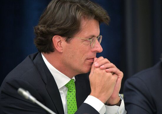 President Putin meets with German business leaders