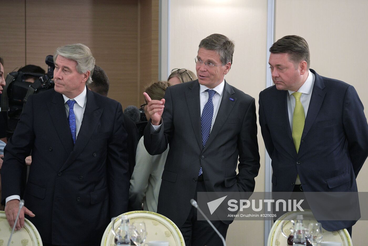 President Putin meets with German business leaders