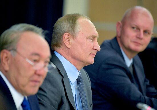 President Putin meets with German business leaders