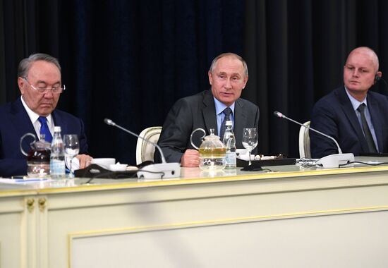 President Putin meets with German business leaders