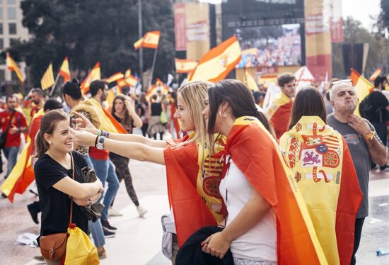 Rally for Spain's unity in Barcelona
