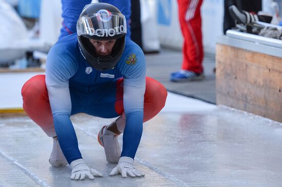 Bobsleigh. Performance testing of Russian national team