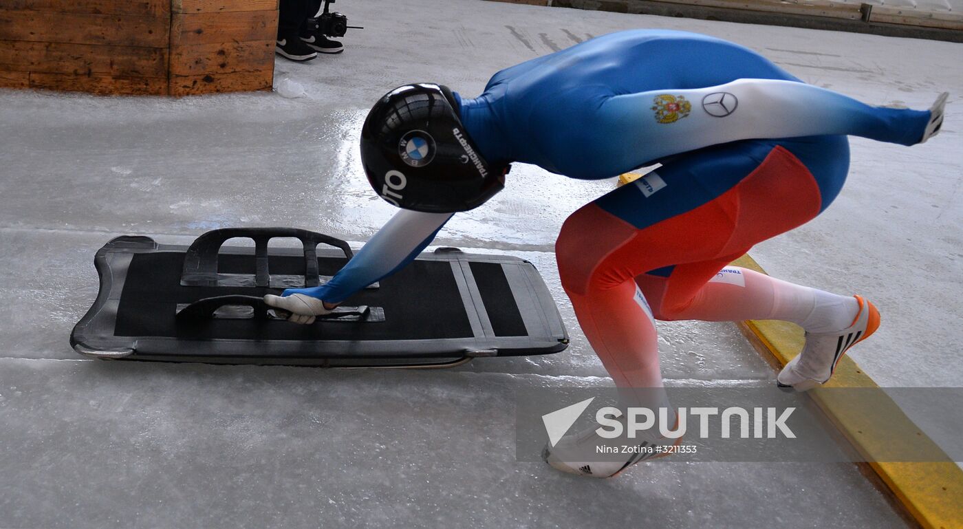 Skeleton. Performance testing of Russian national team