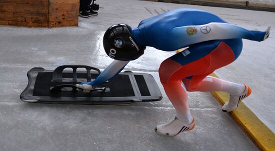 Skeleton. Performance testing of Russian national team