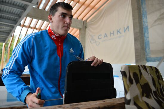 Skeleton. Performance testing of Russian national team