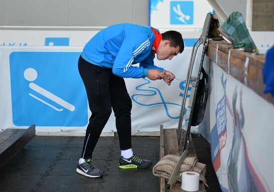 Skeleton. Performance testing of Russian national team