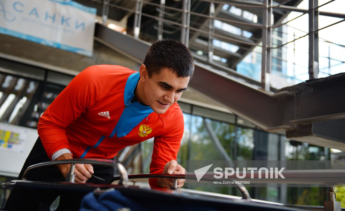 Skeleton. Performance testing of Russian national team