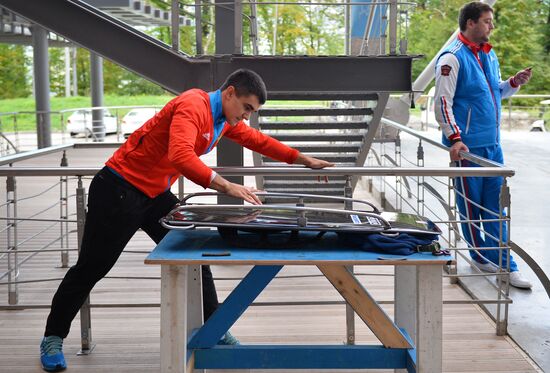 Skeleton. Performance testing of Russian national team