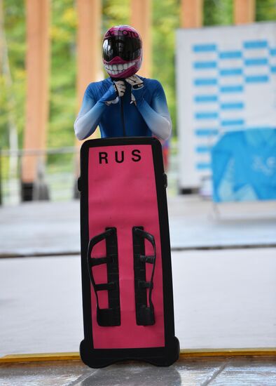 Skeleton. Performance testing of Russian national team