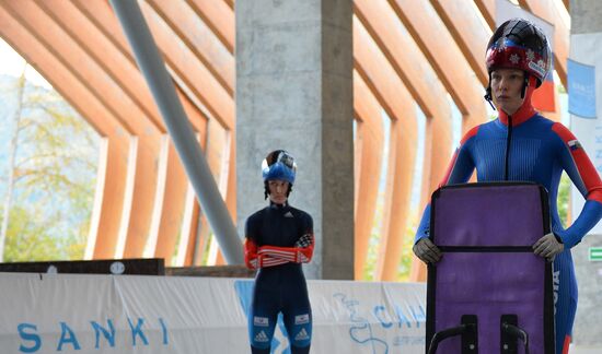 Skeleton. Performance testing of Russian national team