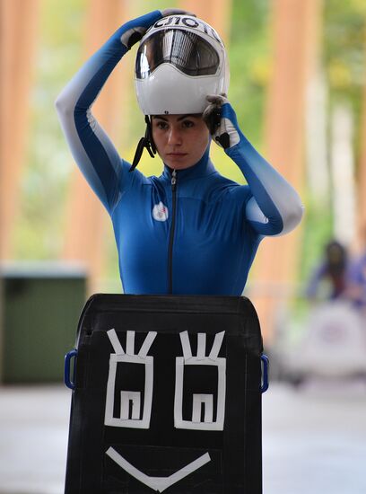 Skeleton. Performance testing of Russian national team