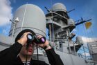 Manuevers of Russian Navy's Caspian Flotilla
