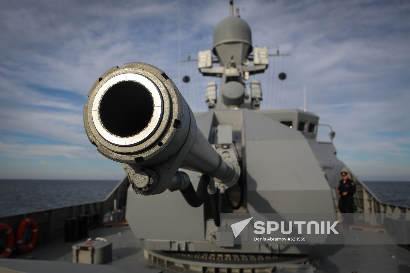 Manuevers of Russian Navy's Caspian Flotilla