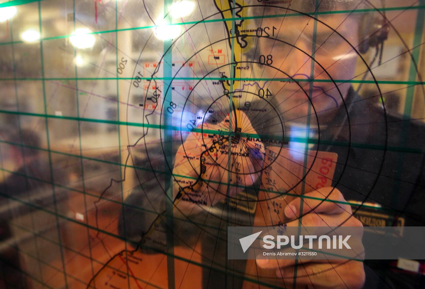 Manuevers of Russian Navy's Caspian Flotilla
