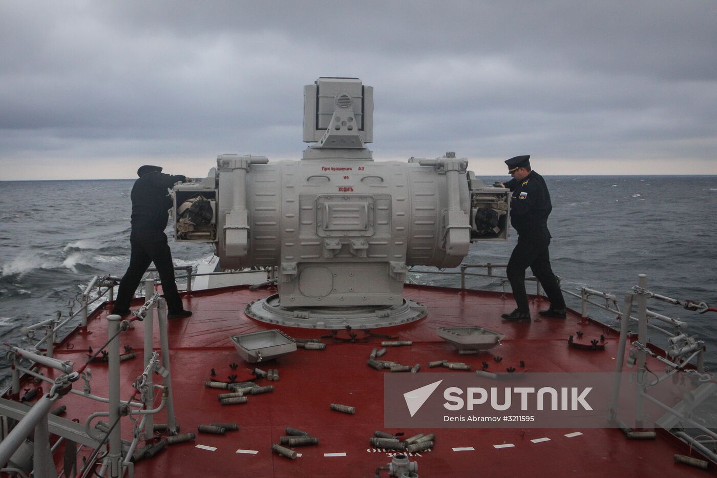 Manuevers of Russian Navy's Caspian Flotilla