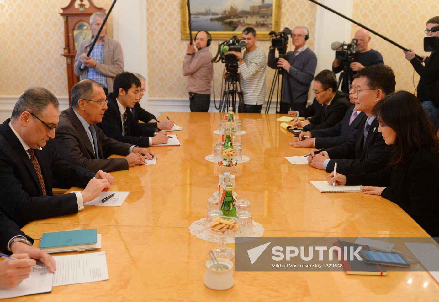 Russian Foreign Minister Sergei Lavrov's meetings in Moscow