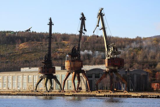 Ships in Kola Bay