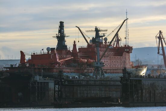 Ships in Kola Bay