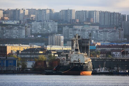 Ships in Kola Bay