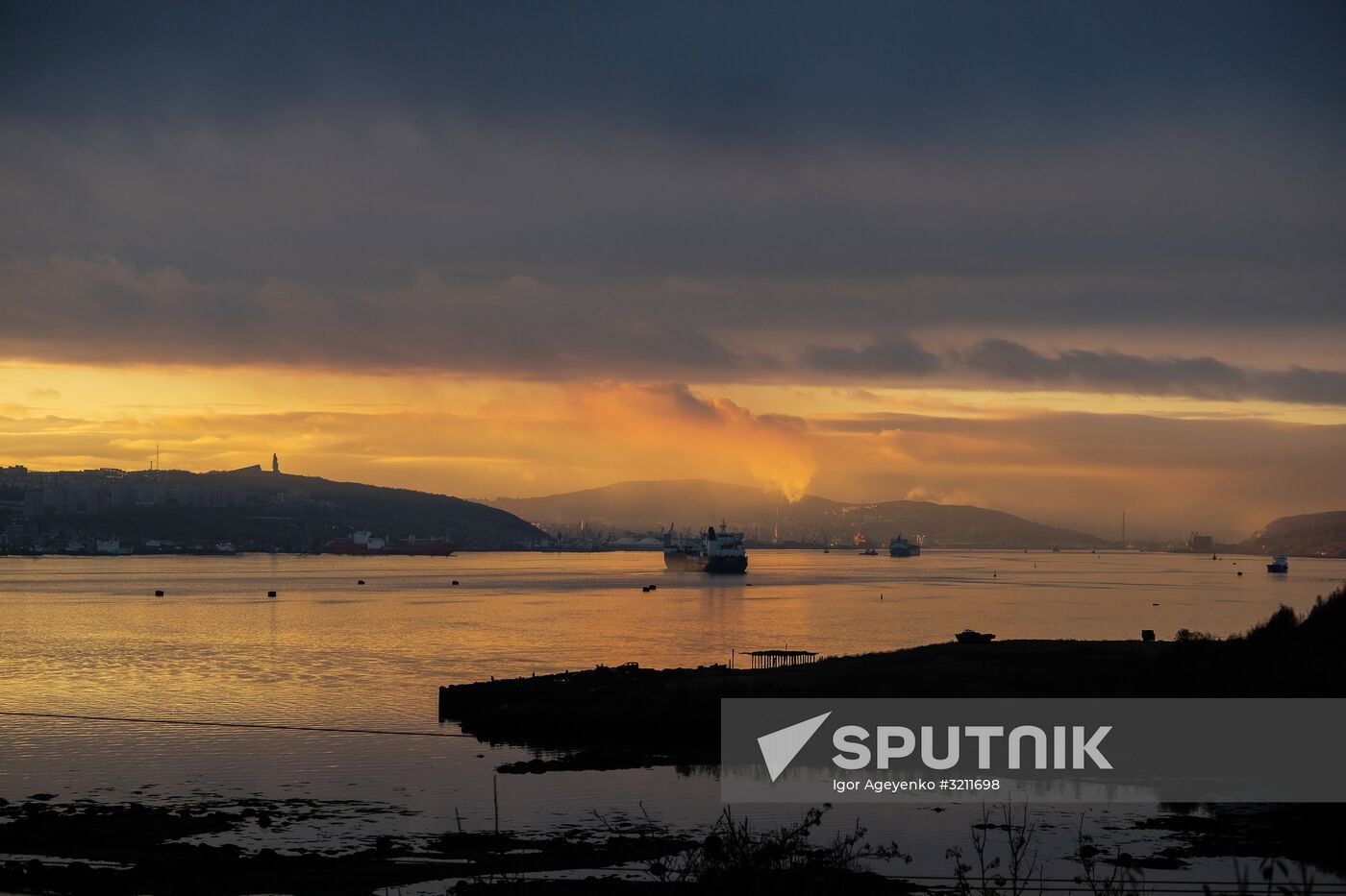 Ships in Kola Bay