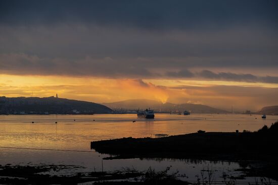 Ships in Kola Bay