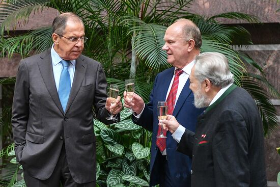 Presentation of Antillean Pearl album with participation of Sergei Lavrov