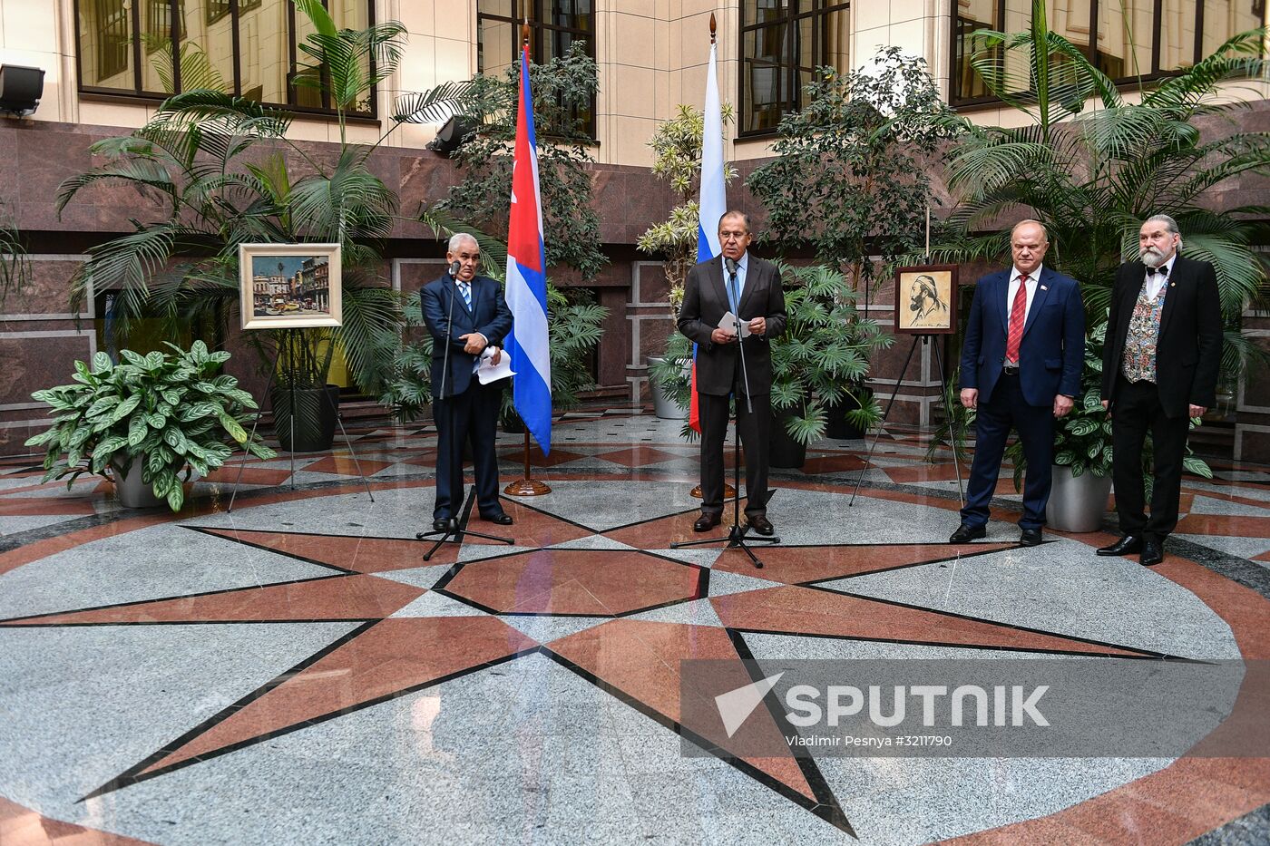 Presentation of Antillean Pearl album with participation of Sergei Lavrov