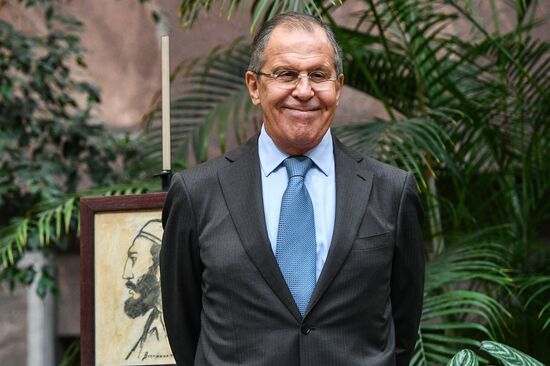 Presentation of Antillean Pearl album with participation of Sergei Lavrov