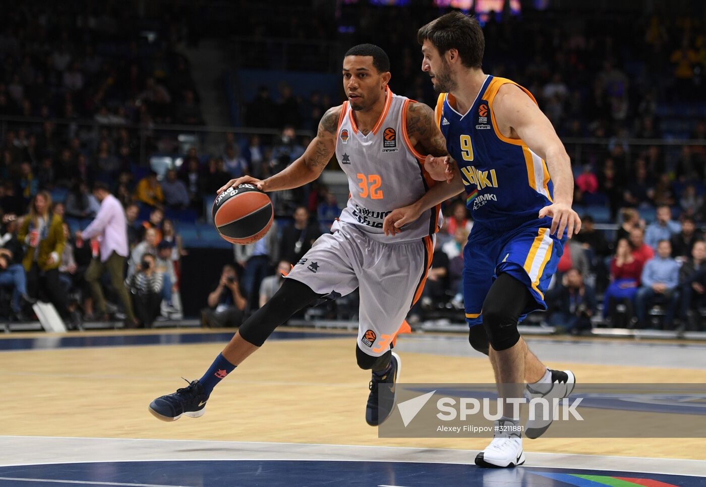 Basketball. Euroleague. Khimki vs. Valencia