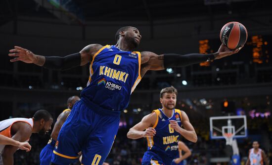 Basketball. Euroleague. Khimki vs. Valencia