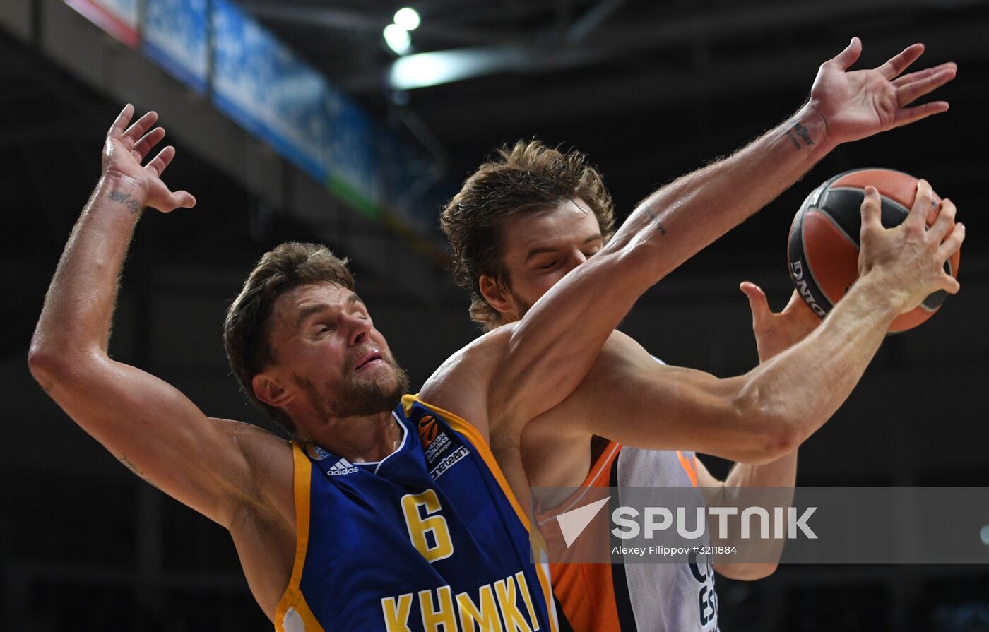 Basketball. Euroleague. Khimki vs. Valencia