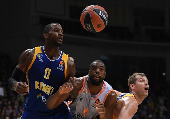 Basketball. Euroleague. Khimki vs. Valencia