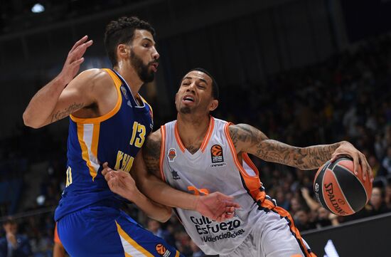 Basketball. Euroleague. Khimki vs. Valencia