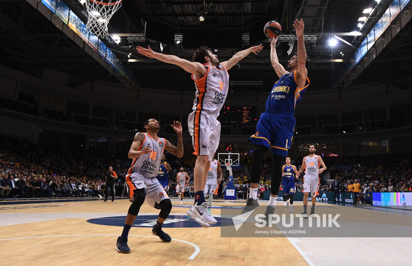Basketball. Euroleague. Khimki vs. Valencia