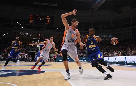 Basketball. Euroleague. Khimki vs. Valencia