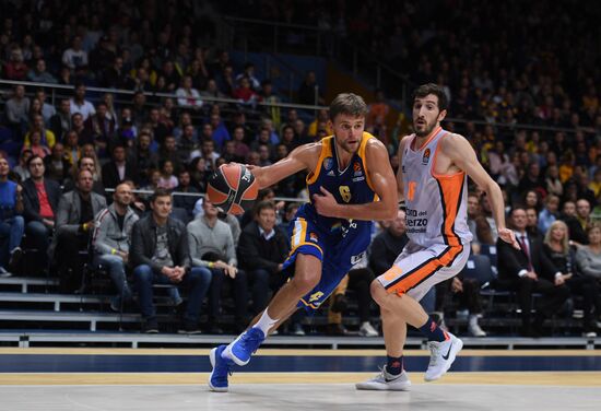 Basketball. Euroleague. Khimki vs. Valencia