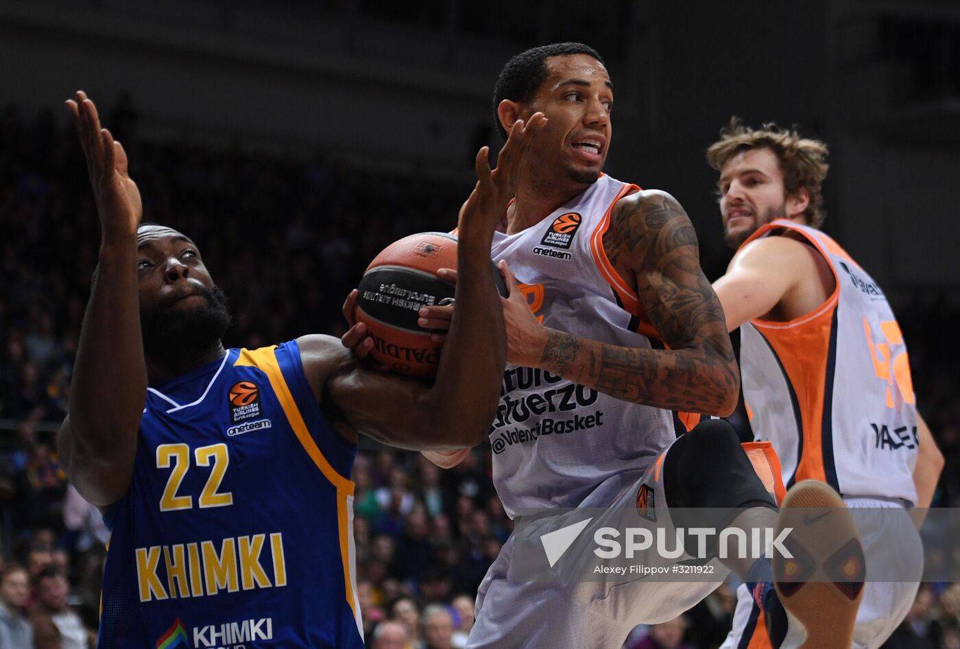 Basketball. Euroleague. Khimki vs. Valencia
