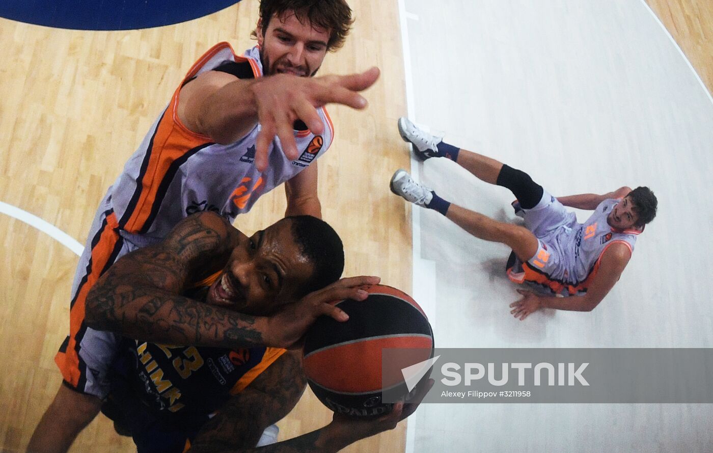 Basketball. Euroleague. Khimki vs. Valencia