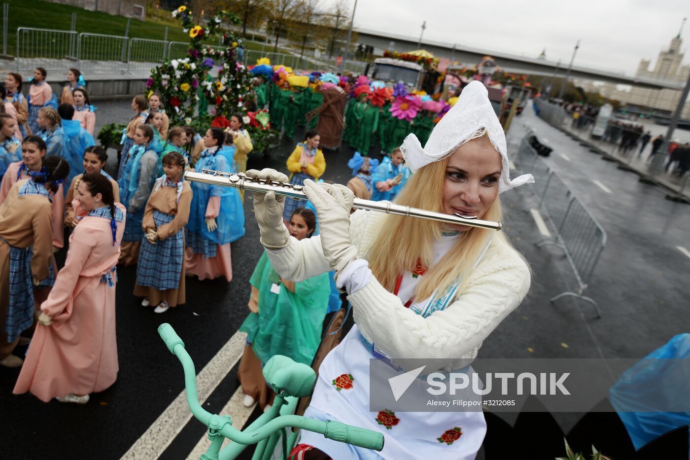 Carnival procession as part of 19th World Festival of Youth and Students