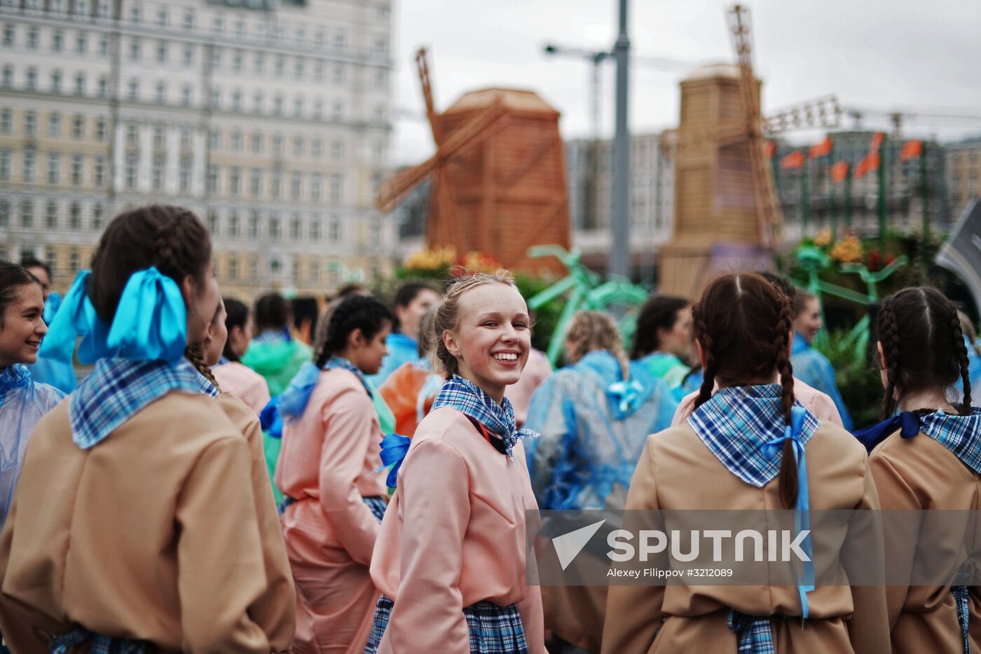 Carnival procession as part of 19th World Festival of Youth and Students