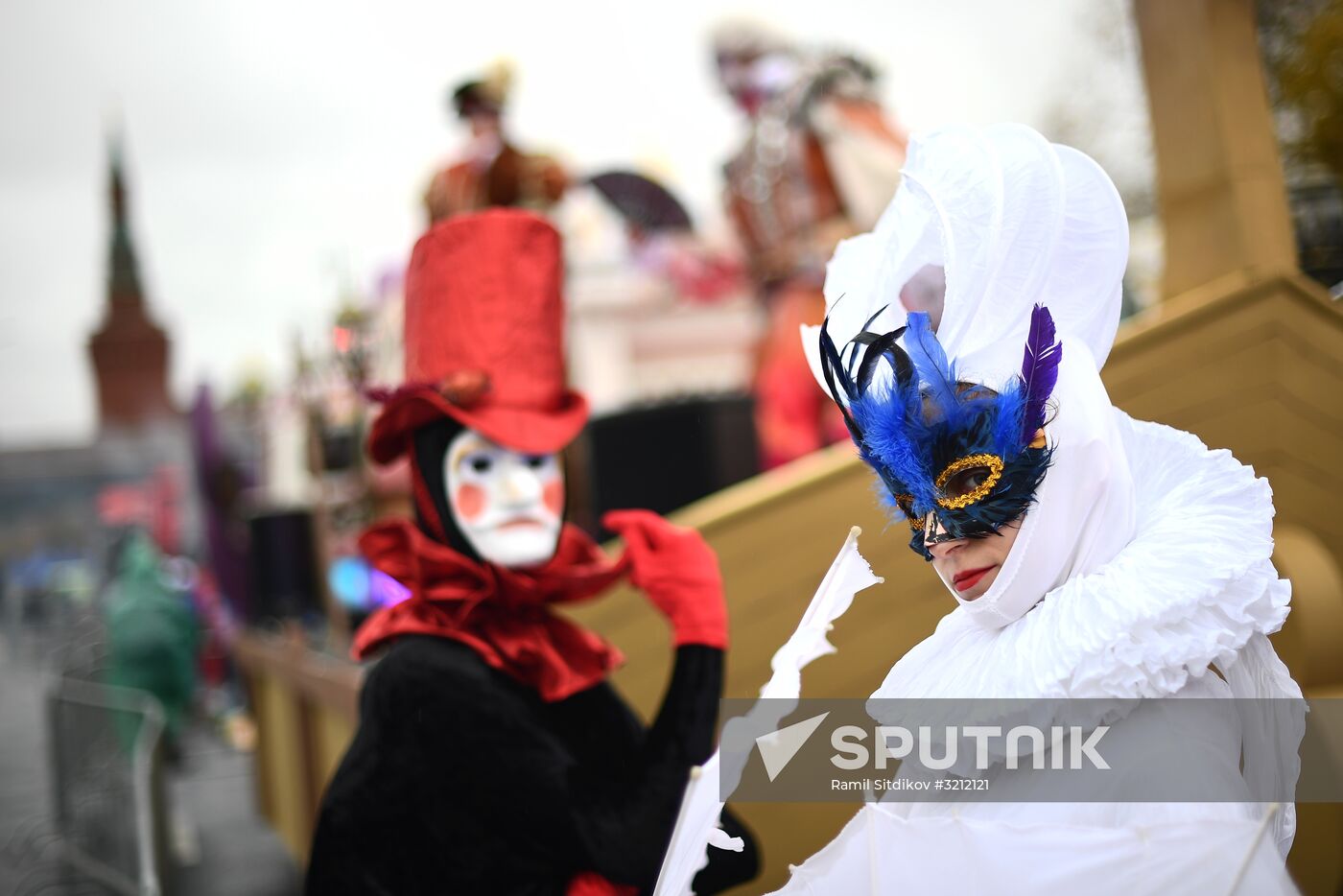 Carnival procession as part of 19th World Festival of Youth and Students