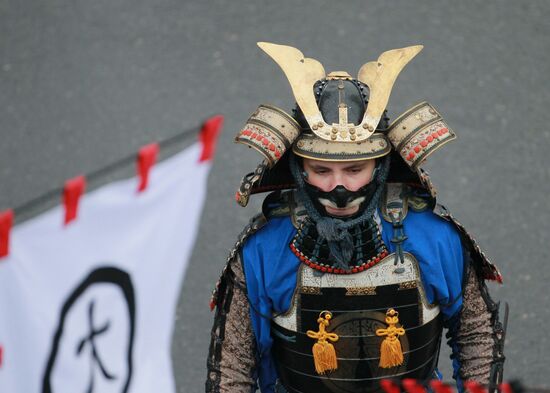 Carnival procession as part of 19th World Festival of Youth and Students