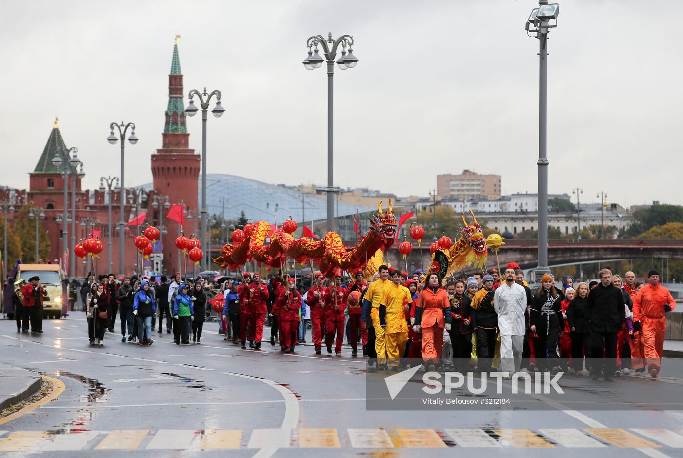 Carnival procession as part of 19th World Festival of Youth and Students