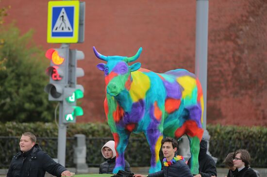Carnival procession as part of 19th World Festival of Youth and Students