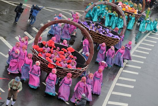 Carnival procession as part of 19th World Festival of Youth and Students