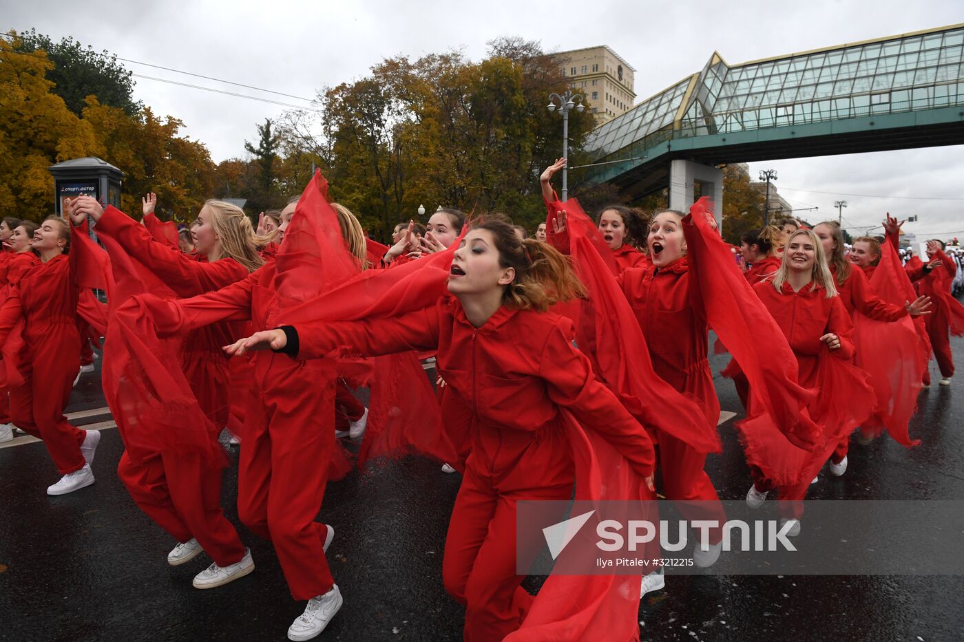 Carnival procession as part of 19th World Festival of Youth and Students