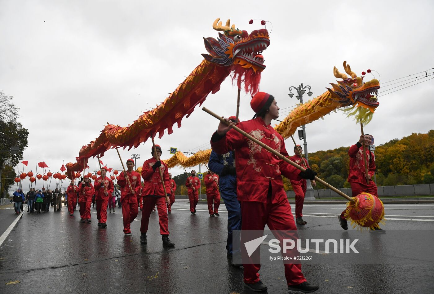 Carnival procession as part of 19th World Festival of Youth and Students